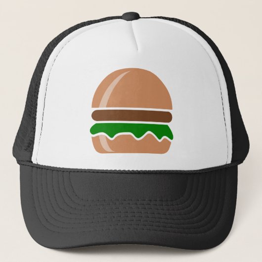 サンドイッチをハンバーガーで食べる キャップ (正面)