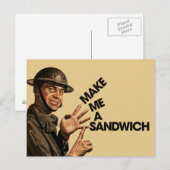 サンドイッチを作って ポストカード (正面/裏面)