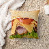 サンドイッチを噛まないでくれ クッション (ブランケット)