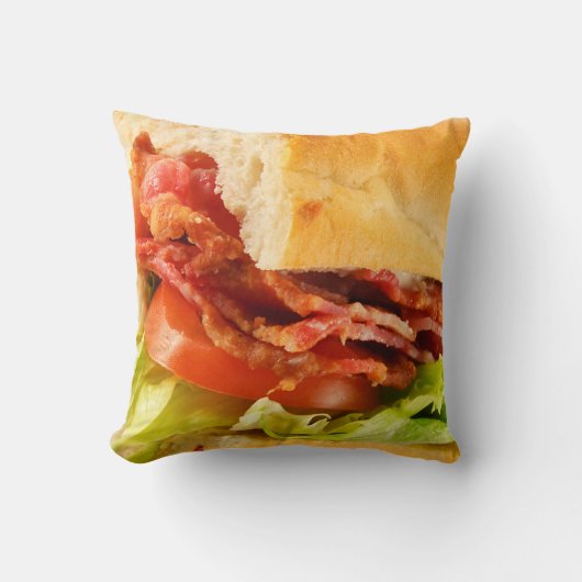 サンドイッチを噛まないでくれ クッション (正面)