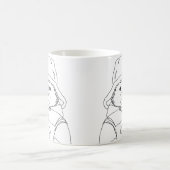 サンドイッチを持ったクマ コーヒーマグカップ (中央)