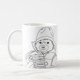 サンドイッチを持ったクマ コーヒーマグカップ