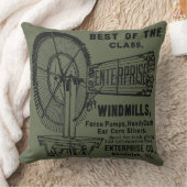 サンドイッチイリノイ1889エンタープライズ風車 クッション (ブランケット)