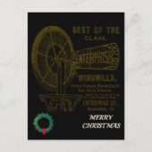 サンドイッチイリノイ1889エンタープライズ風車 ポストカード (正面)