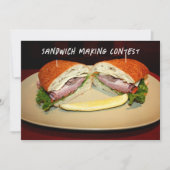 サンドイッチスマイル 招待状 (正面)