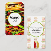 サンドイッチデリカテッセスの名刺 名刺 (正面/裏面)