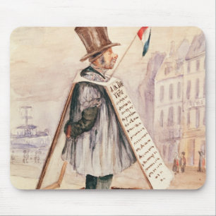 サンドイッチボードの人、Boulevard du Temple 1839年 マウスパッド