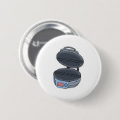 サンドイッチメーカー 缶バッジ (正面&裏面)