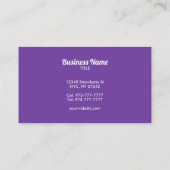 サンドイッチ名刺 名刺 (裏面)