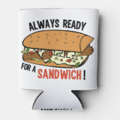 サンドイッチ名前をカスタムする缶クーラー 缶クーラー (正面)
