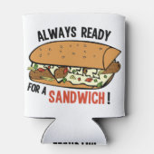 サンドイッチ名前をカスタムする缶クーラー 缶クーラー (裏面)