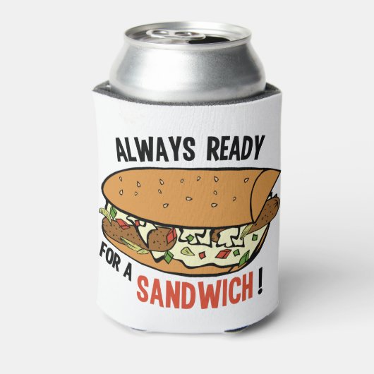 サンドイッチ名前をカスタムする缶クーラー 缶クーラー (缶裏面)