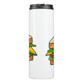 サンドイッチ漫画イラストレーション タンブラー (裏面)