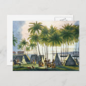 サンドイッチ諸島花郎港 ポストカード (正面/裏面)