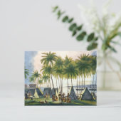 サンドイッチ諸島花郎港 ポストカード (スタンド正面)