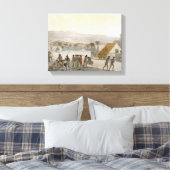 サンドイッチ諸島 – 善意交渉を行う西洋人 キャンバスプリント (インサイチュ (寝室))