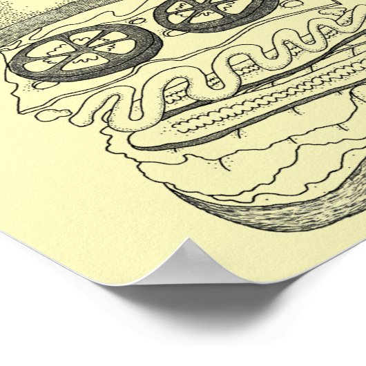 サンドイッチ ポスター (角)