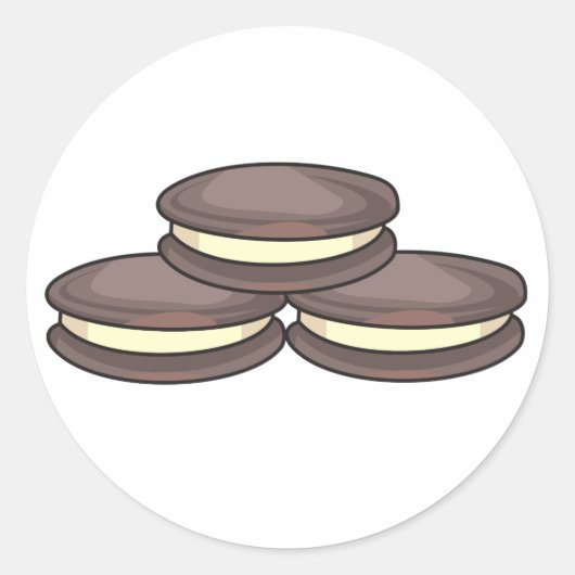 サンドイッチCookie ラウンドシール (正面)