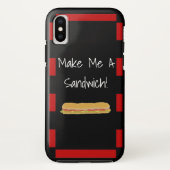 サンドイッチiPhone Xケース Case-Mate iPhoneケース (裏面)