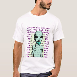 サンドイッチTシャツのための外国のテーマの侵入 Tシャツ