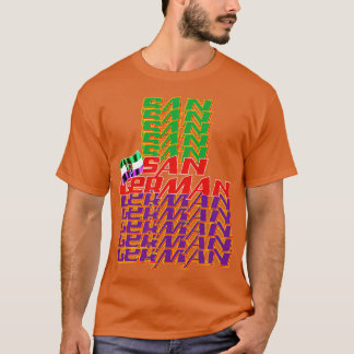 サンドイツカスケード文字2 Tシャツ
