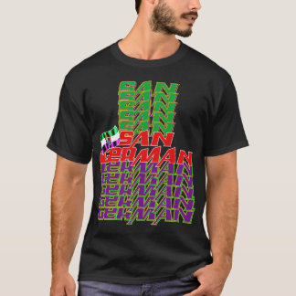 サンドイツカスケード文字3 Tシャツ
