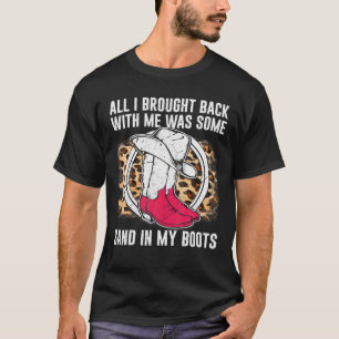 サンドインマイブーツ – サザンウエスタンレオパードカウボーイ Tシャツ