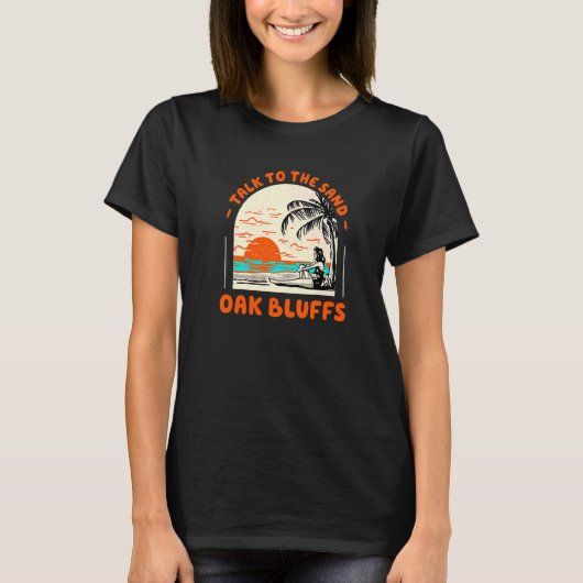 サンドオーク・ブラフスビーチMassachusetts Ocと話す Tシャツ (正面)