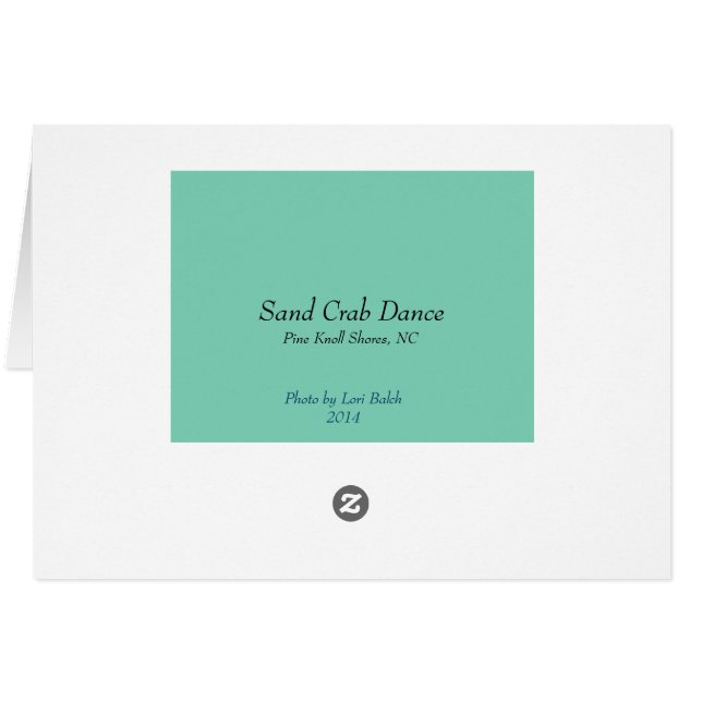 サンドカニ踊り (裏面横)