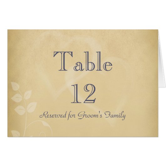 サンドカラーヴィンテージハート (正面横)