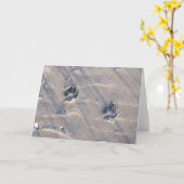 サンドカードのポープリント カード (黄色い花)