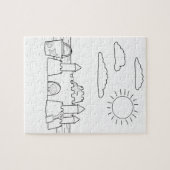 サンドキャッスルアダルトカラーリングパズル ジグソーパズル (横)