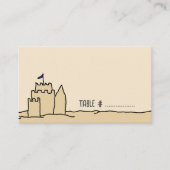 サンドキャッスルアート護衛テーブル席カード プレイスカード (正面)