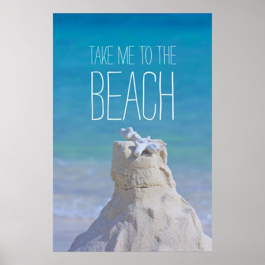 サンドキャッスルコーラルターコイズシーシー私ダビーチに連れて行く ポスター (正面)
