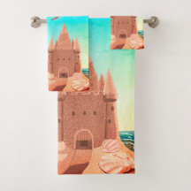 サンドキャッスルシーガルタオルセット