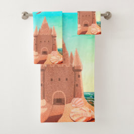 サンドキャッスルシーガルタオルセット バスタオルセット