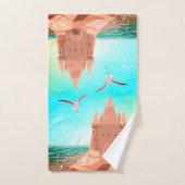 サンドキャッスルシーガルタオルセット バスタオルセット (ハンドタオル)