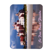 サンドキャッスルセントピートビーチフレキシマグネット マグネット (縦)