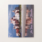 サンドキャッスルセントピートビーチフロリダ ジグソーパズル (縦)