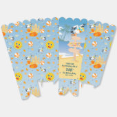 サンドキャッスルビーチおもしろい男の赤ちゃん誕生日パーティー フェイバーボックス (見開き)