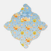 サンドキャッスルビーチおもしろい男の赤ちゃん誕生日パーティー フェイバーボックス (折り畳みなし)