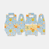 サンドキャッスルビーチおもしろい男の赤ちゃん誕生日パーティー フェイバーボックス (折り畳みなし)