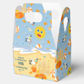 サンドキャッスルビーチおもしろい男の赤ちゃん誕生日パーティー フェイバーボックス (オープン)