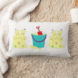 サンドキャッスルビーチハウスペイルショベルシェルの構築 ランバークッション