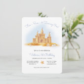 サンドキャッスルビーチバースデーパーティー 招待状 (スタンド正面)