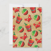 サンドキャッスルビーチバースデーパーティ招待状 招待状 (裏面)