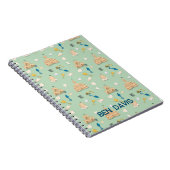 サンドキャッスル建物ビーチコースタルノート ノートブック (右側)