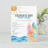サンドサン&サーフおもしろいファーザーズデイビーチパーティー 招待状 (スタンド正面)