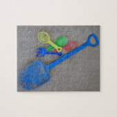 サンドスクープ、キッズプレイグラウンドビーチ夏 ジグソーパズル (横)