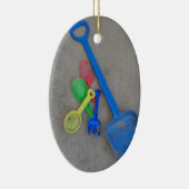 サンドスクープ、キッズプレイグラウンドビーチ夏 セラミックオーナメント (右)